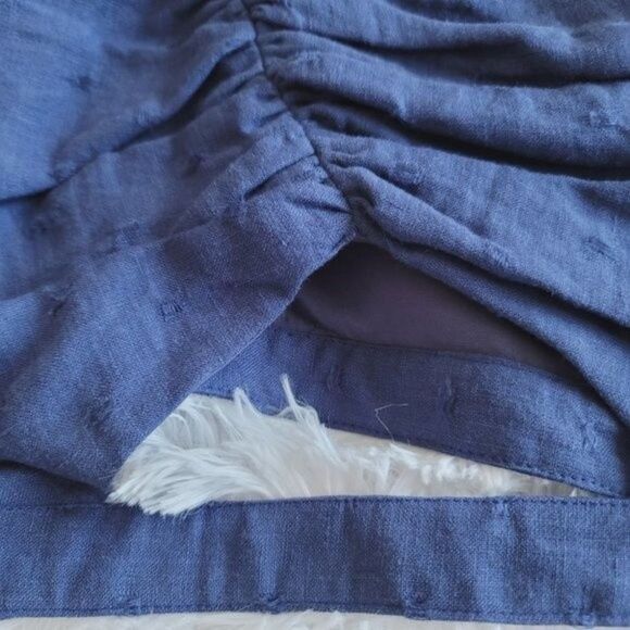 Tularosa Revolve Allie Cropped off shoulder crop top navy size small - Picture 4 of 14